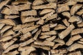 Dry Cedar Lighting Firewood Texture
