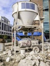 Dry Cement Mixer Silo Royalty Free Stock Photo