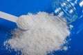 Dry Chemical Powder. Could be a natural chemical extract or prod Royalty Free Stock Photo