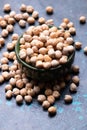 Dry chickpea or garbanzo beans