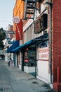 Dry cleaning & laundry signs, in North Park, San Diego, California