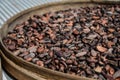 Dry cocoa seeds