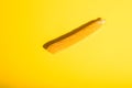 Dry corn on a  yellow background Royalty Free Stock Photo