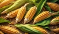 Dry corns background Royalty Free Stock Photo