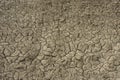 Dry cracked brown soil texture and background of ground Royalty Free Stock Photo