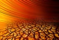 Weather Dry Cracked Hot Surface Background Heatwave Royalty Free Stock Photo