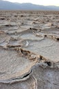 Dry cracked earth in Salt Flats, Death Valley