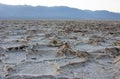 Dry cracked earth in Salt Flats, Death Valley