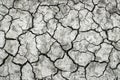 Dry cracked earth texture. Drought. Soil erosion. Abstract background. Global Warming. Climate Change. Crack soil in the Royalty Free Stock Photo