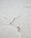 Dry cracked Great Salt Lake. Texture. Utah, USA Royalty Free Stock Photo