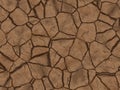 Dry cracked ground texture. abstract relief pattern Royalty Free Stock Photo