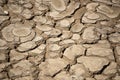 Dry Cracked Mud after Drought Royalty Free Stock Photo