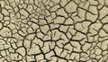 Dry cracked soil during drought on gray soil. Royalty Free Stock Photo