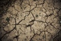 Dry and cracked soil Royalty Free Stock Photo