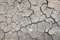 dry cracked soil texture and cracked brown mud surface .the ground has cracks in the top view for the background or graphic design Royalty Free Stock Photo