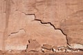 Dry Cracking Wall Royalty Free Stock Photo
