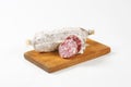 Dry cured French sausage