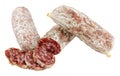 Dry Cured Italian Salami Sausages Royalty Free Stock Photo