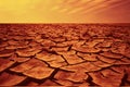 Dry desert Royalty Free Stock Photo