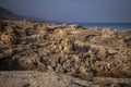 Dry desert next to the Death Sea Royalty Free Stock Photo