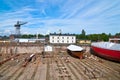 Dry dock. Royalty Free Stock Photo