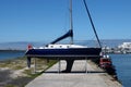 Dry Docked Yacht