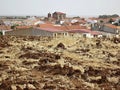 La Coronada, typical village in the Extremadura - Spain Royalty Free Stock Photo