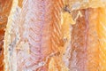 Dry fish. Dried fish background texture. Dried ballerus