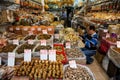 Dry fish shop Royalty Free Stock Photo