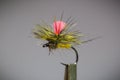 Dry fly for fly fishing Royalty Free Stock Photo