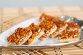 Dry fruit chikki or candy Indian style