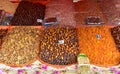 Dry fruits and nuts market in Marrakesh Royalty Free Stock Photo