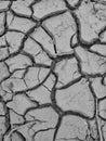 dry ground cracks in summer Royalty Free Stock Photo