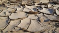 Dry ground in Hoanib riverbed Royalty Free Stock Photo