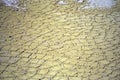 Dry ground - yellow Royalty Free Stock Photo