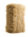 Dry haystack isolated Royalty Free Stock Photo