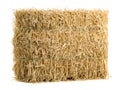 Dry haystack isolated Royalty Free Stock Photo