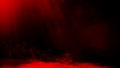 Dry ice red smoke clouds fog floor texture. Perfect spotlight mist effect on isolated black background Royalty Free Stock Photo