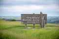 Dry Island Buffalo Jump sign