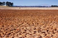 Dry Lake Bed In Drought