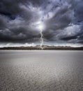 Dry lake bed Royalty Free Stock Photo