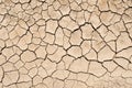 Dry lake with natural texture of cracked ground Royalty Free Stock Photo