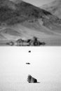 Dry lakebed landscape Royalty Free Stock Photo