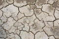 Dry land texture, background image. Royalty Free Stock Photo