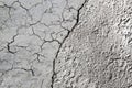 Dry mud cracked ground texture. Drought season background. Splitting in half. Concept for your design Royalty Free Stock Photo