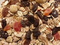 Dry Muesli With Fruits and Nuts Royalty Free Stock Photo