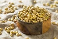 Dry Organic Yellow Mayocoba Beans Royalty Free Stock Photo