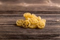 Dry pasta ruote Royalty Free Stock Photo