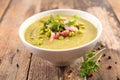 Dry pea soup Royalty Free Stock Photo