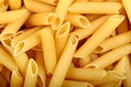 Dry penne rigate background